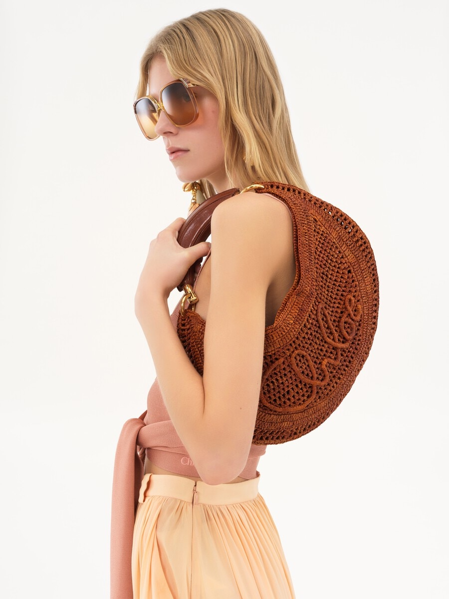 Bolso hobo Summer Banana de rafia - 3