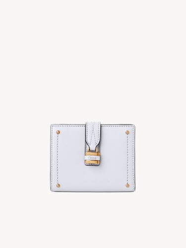 Paddington square wallet in grained leather - 1