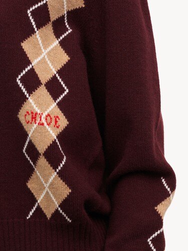 V-neck jumper in a wool & cashmere knit - 3