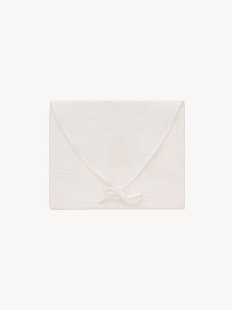Coffret cadeau naissance langes et pochette