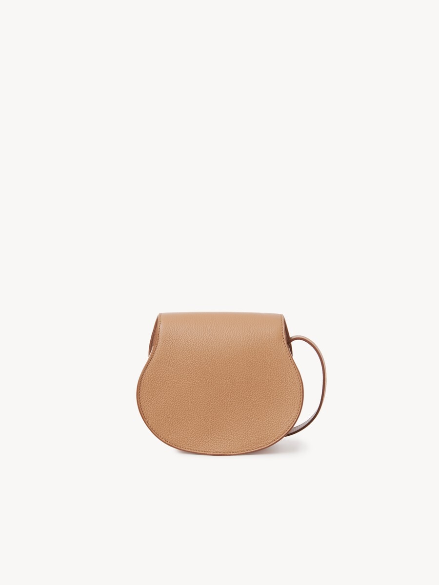 Bolso saddle peque&ntilde;o Marcie de cuero granulado - 7