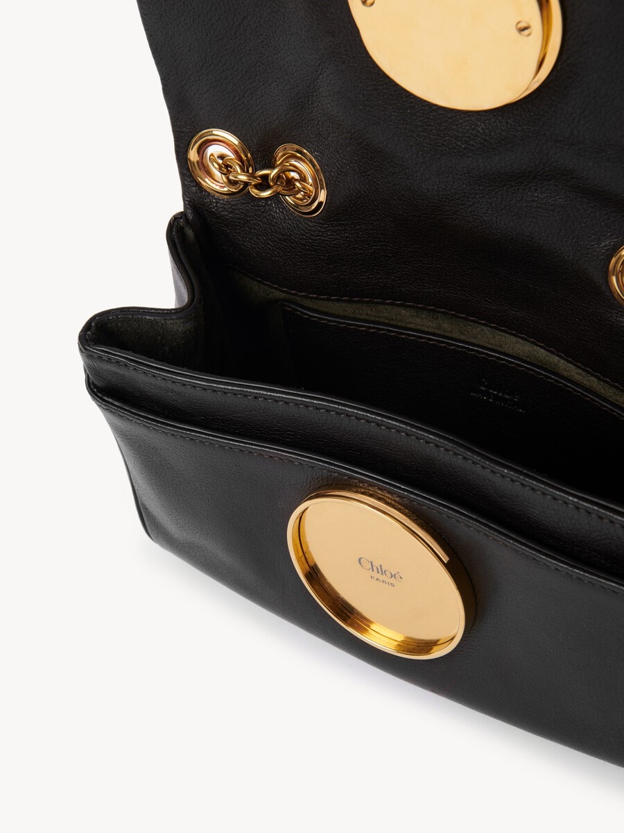 Bolso de hombro peque&ntilde;o Chlo&eacute; Heritage de cuero granulado - 7