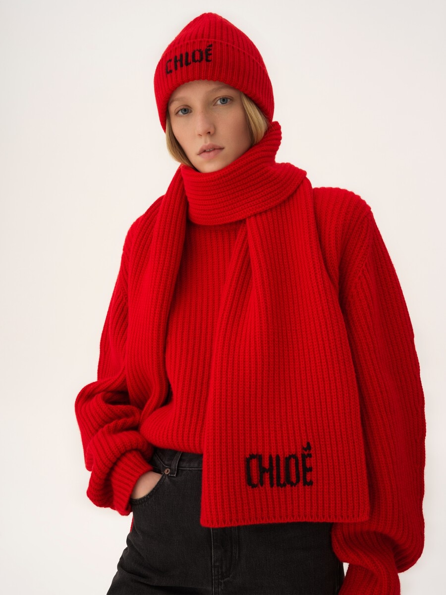 The Chlo&eacute; Joyful beanie in wool & cashmere - 3