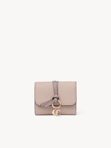 Small Alphabet tri-fold in grained leather - 2