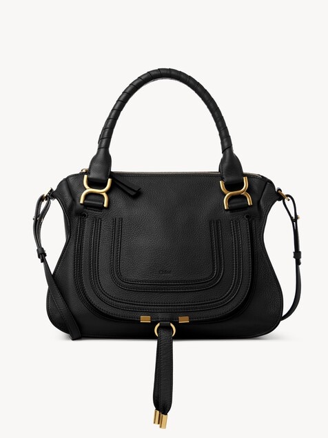 Bolso Marcie de cuero granulado