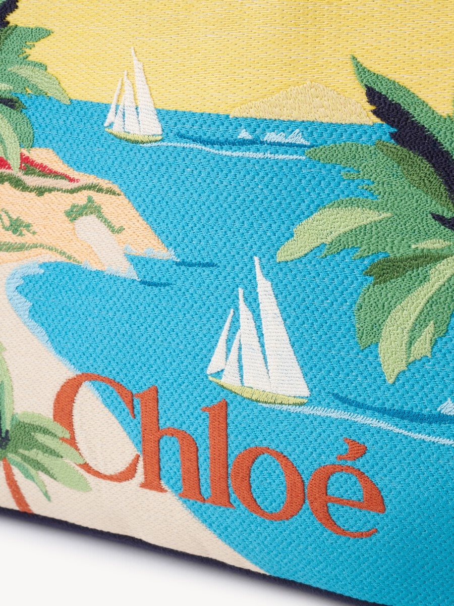 Chlo&eacute; Soleil tote bag in embroidered canvas - 7