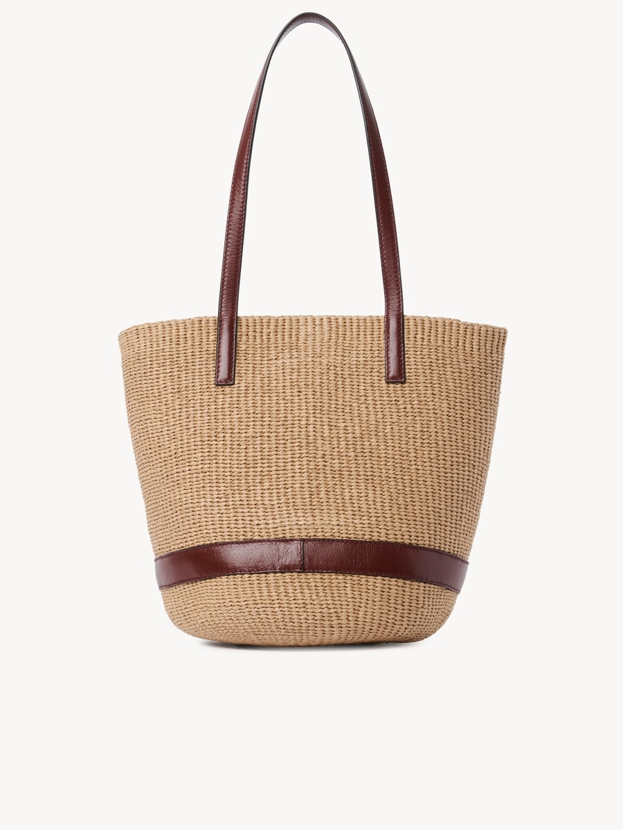 Bolso cesta Chlo&eacute; Charms de fibras naturales - 5