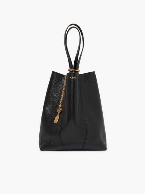 Chlo&eacute; Spin tote bag in grained leather
