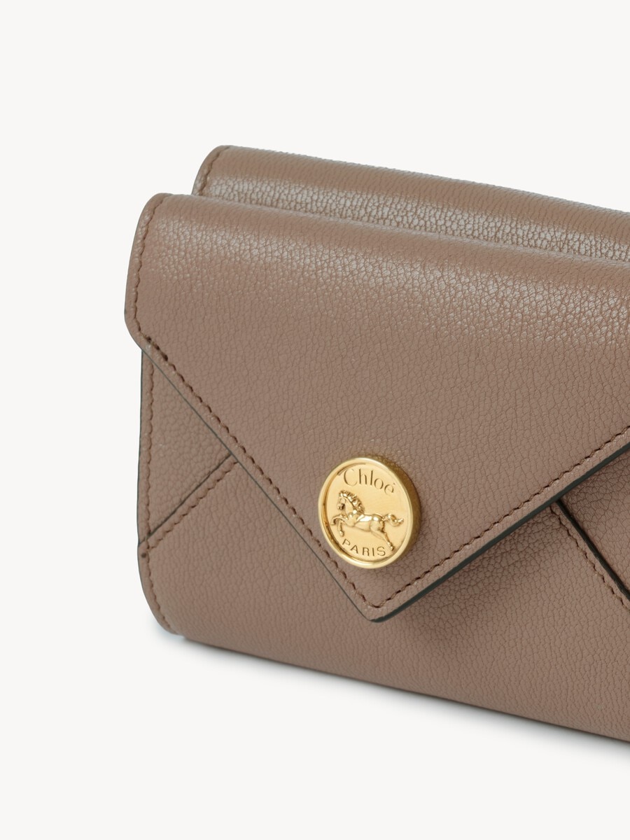 Small Envelope tri-fold in grained leather - 6