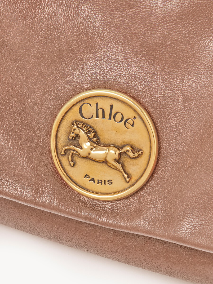 Bolso de hombro Chlo&eacute; Heritage de cuero granulado - 7