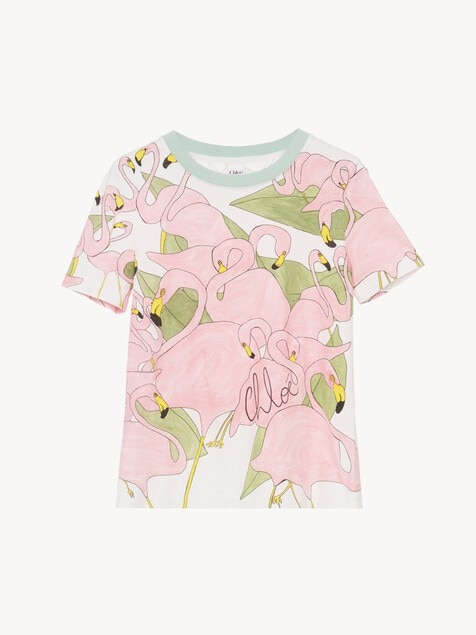 Baby fit logo T-shirt in cotton jersey