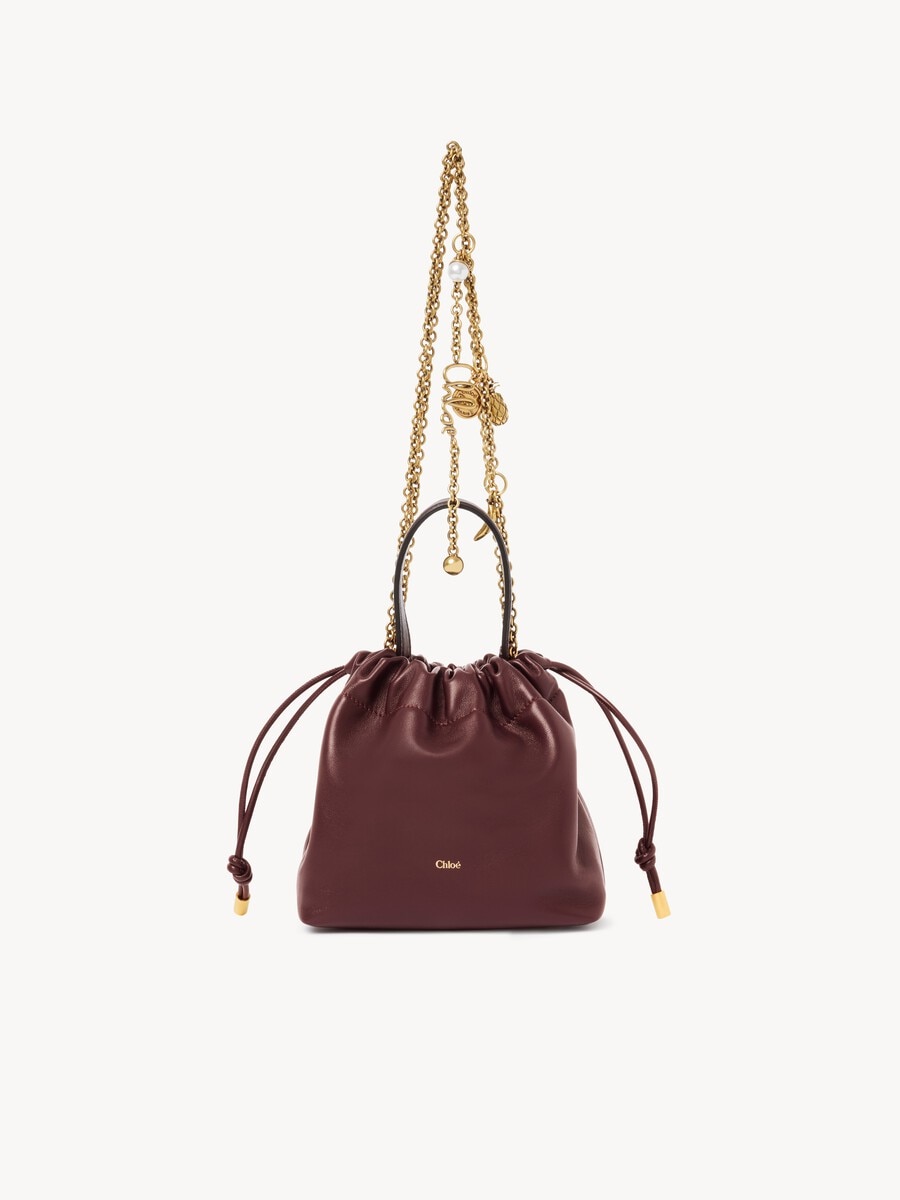 Minibolso de hombro Chlo&eacute; Icons con cadena de cuero suave - 2