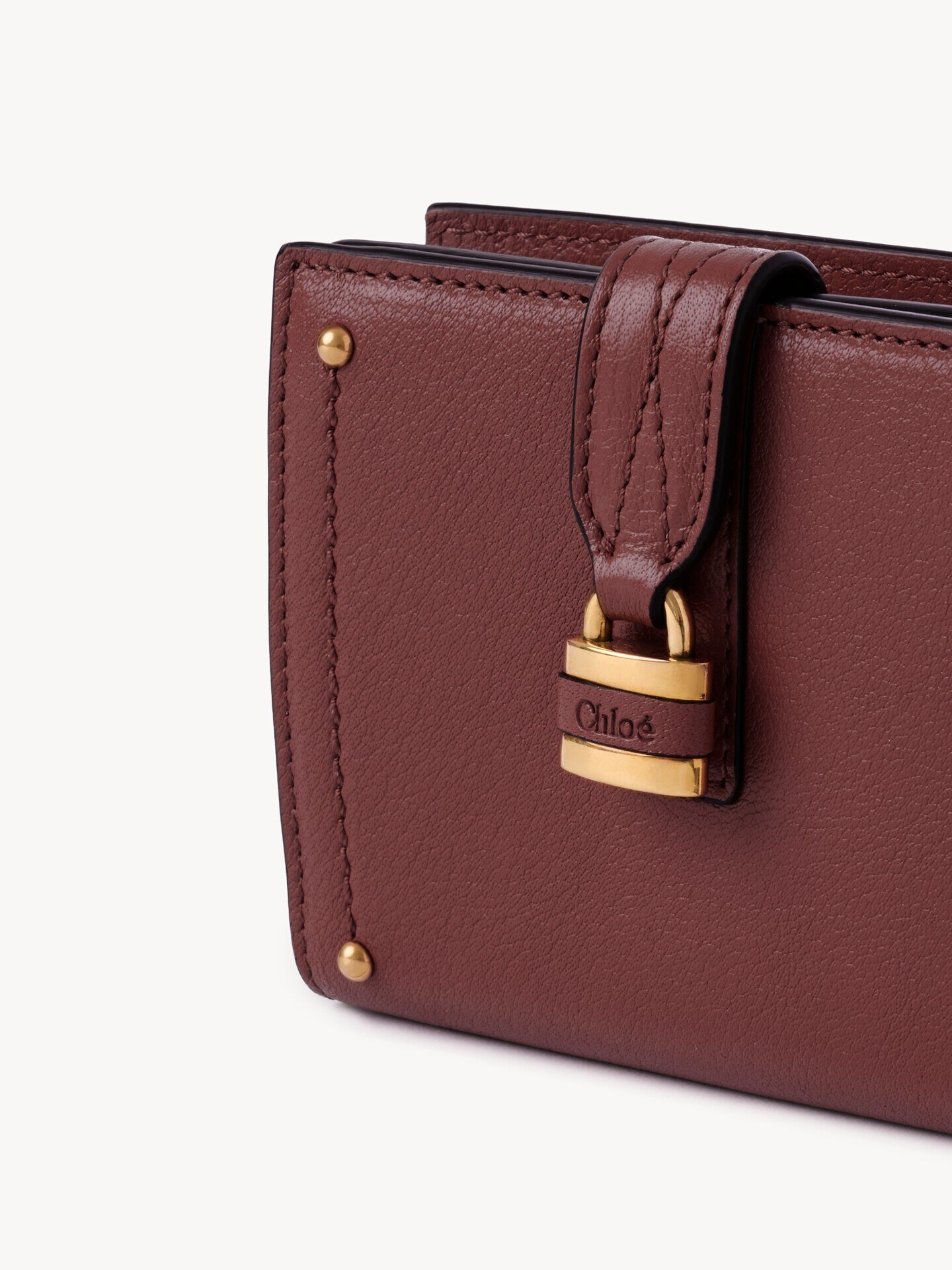 Portefeuille carr&eacute; Paddington en cuir grain&eacute; - 3.0
