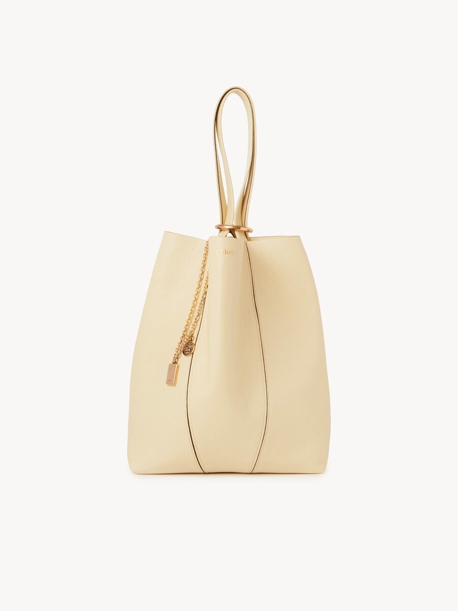 Bolso tote Chlo&eacute; Spin de cuero granulado - 2