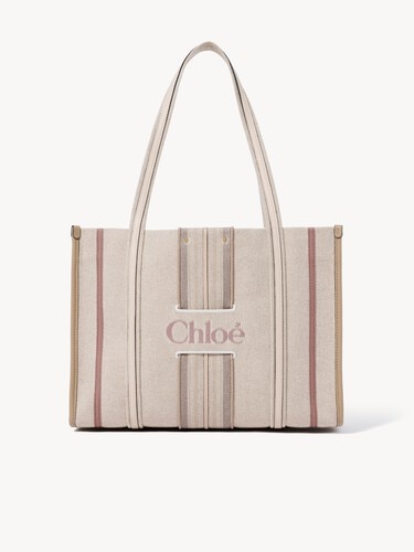 Woody Loop tote bag in canvas - 1