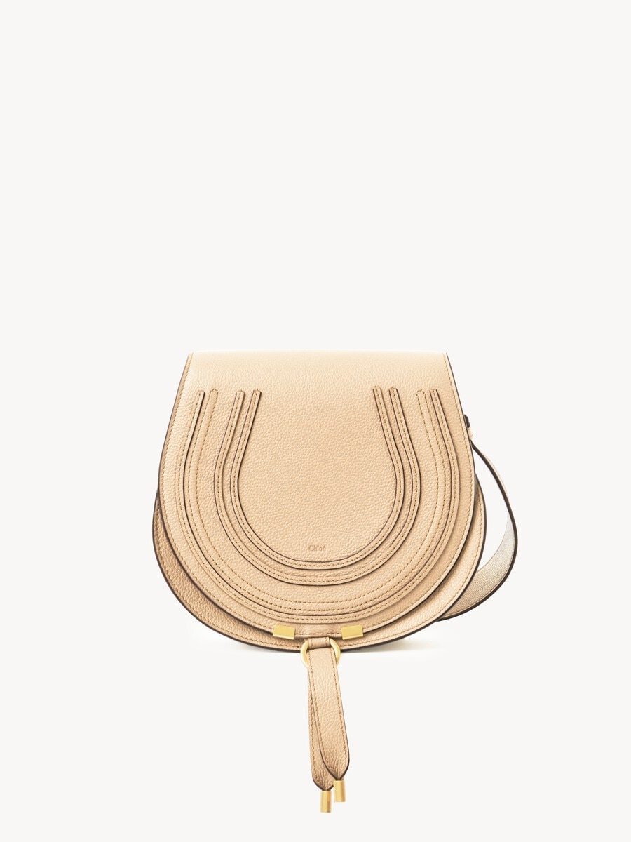 Marcie saddle bag in grained leather - 2