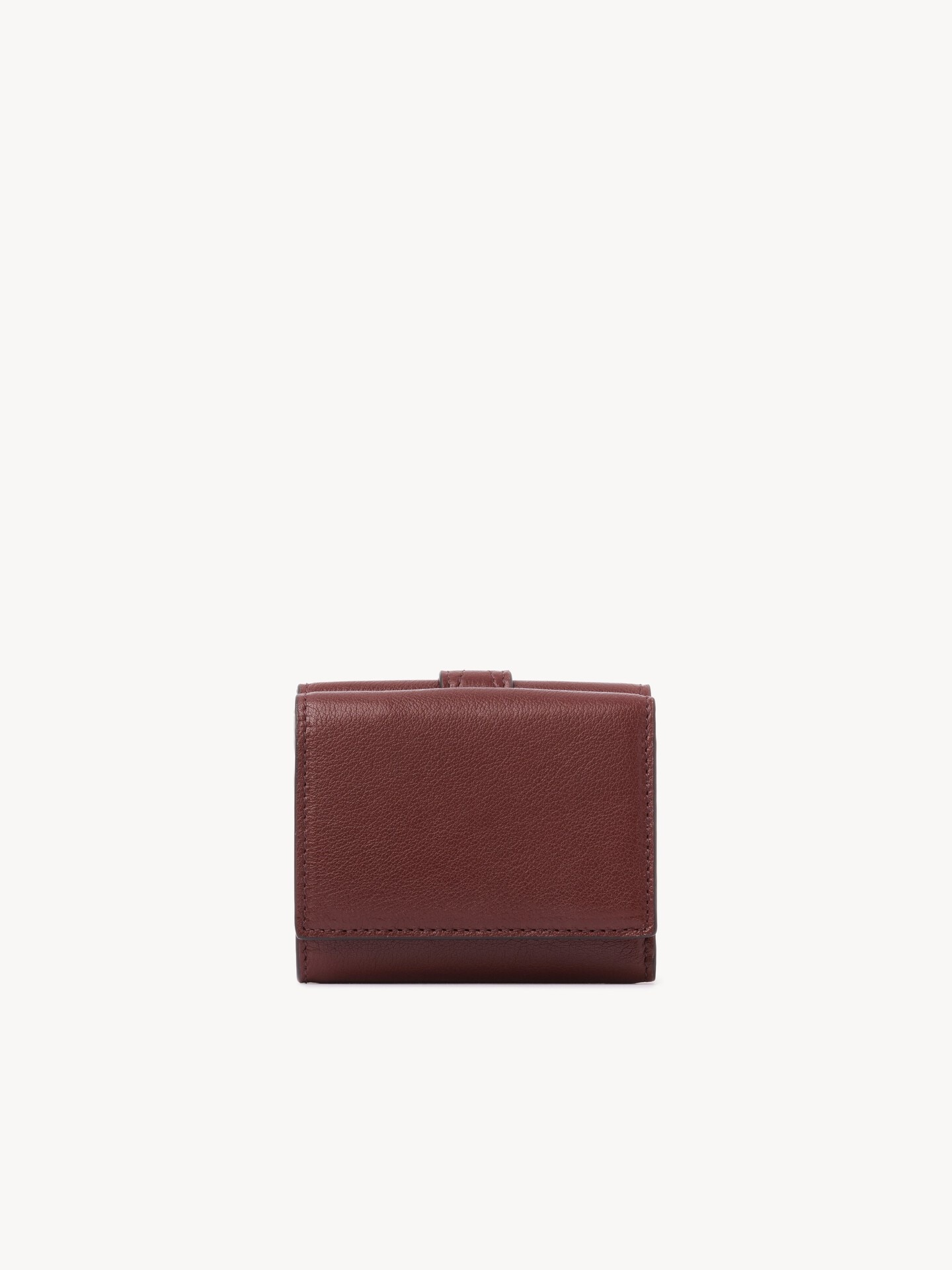 Mini portefeuille &agrave; trois volets Paddington en cuir grain&eacute; - 4.0