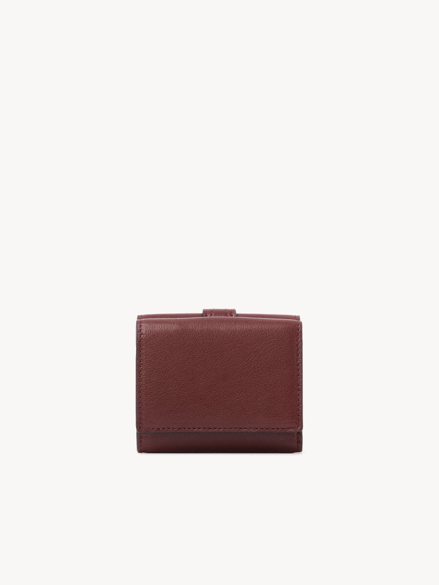 Mini portefeuille &agrave; trois volets Paddington en cuir grain&eacute; - 4