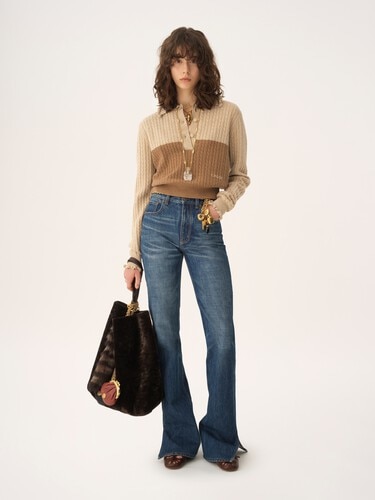 Collar sweater in a wool & cashmere knit - 3