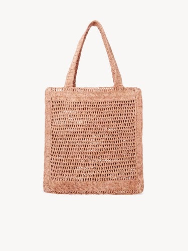 Summer Banana tote bag in raffia - 7