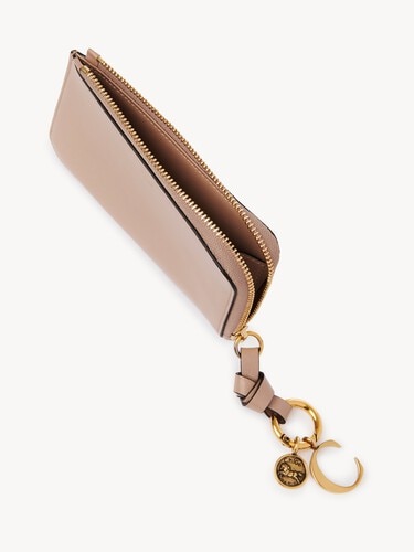 Alphabet wallet in shiny leather - 5