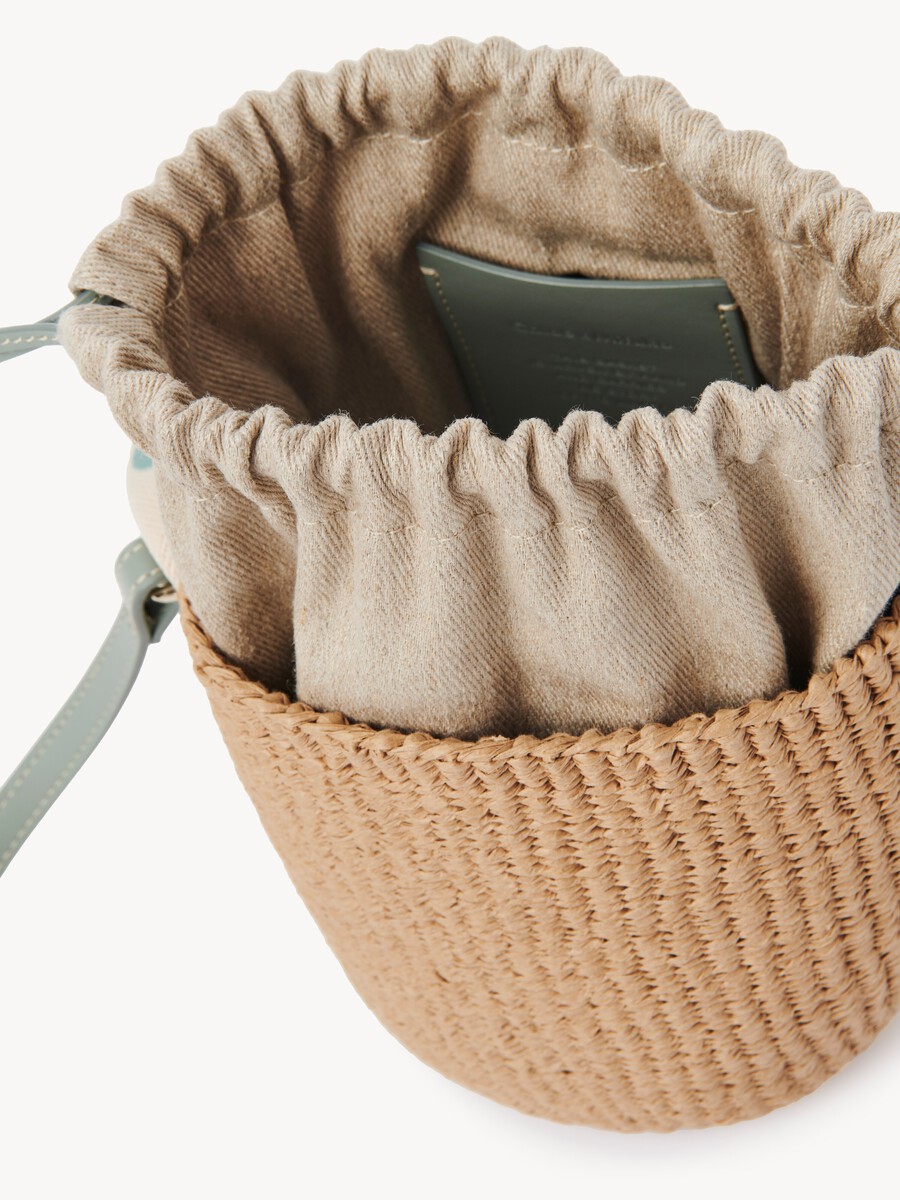 Small Woody basket in natural fibers - 6