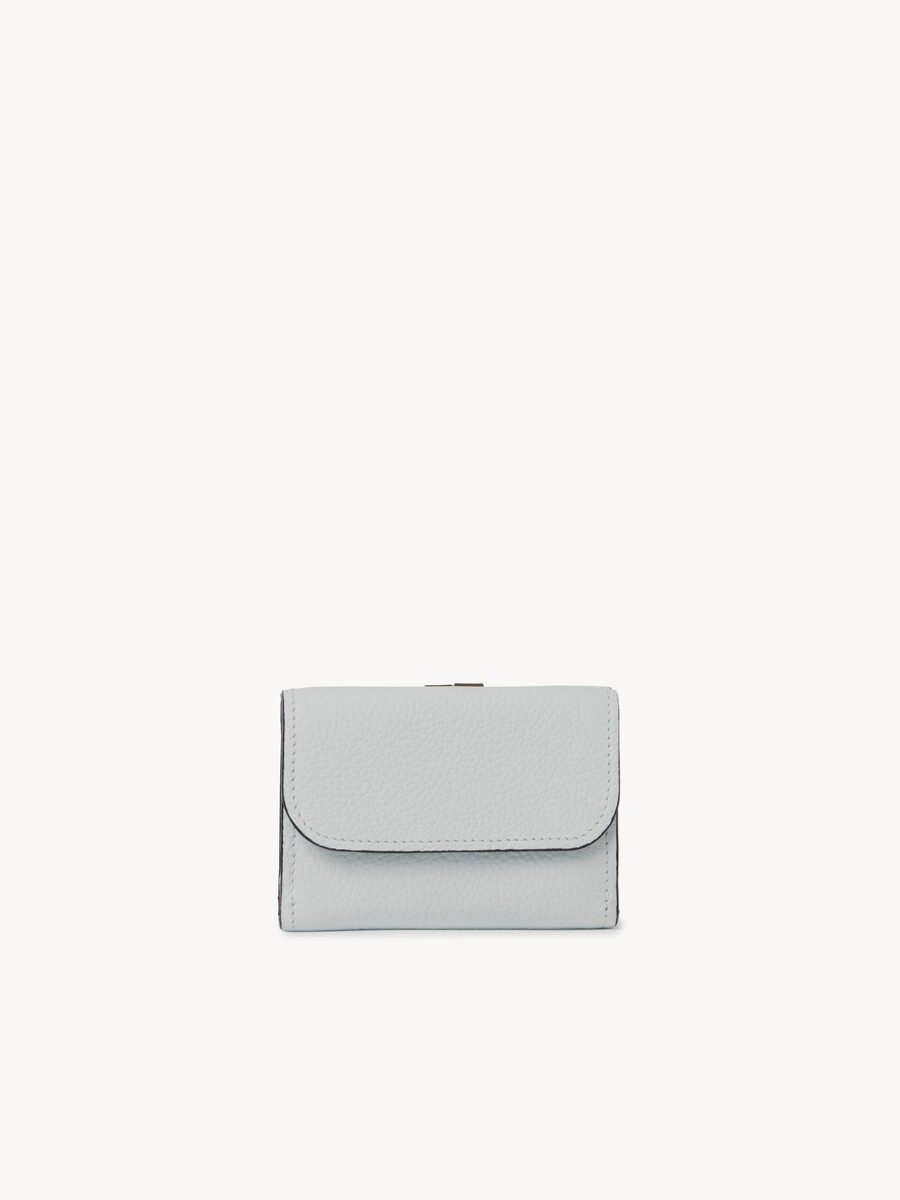 Mini Alphabet tri-fold in grained leather - 2