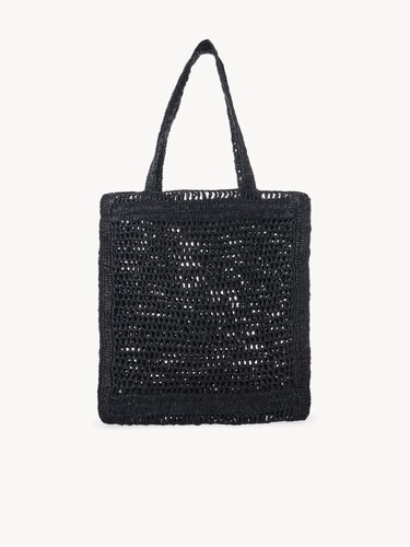 Summer Banana tote bag in raffia - 7