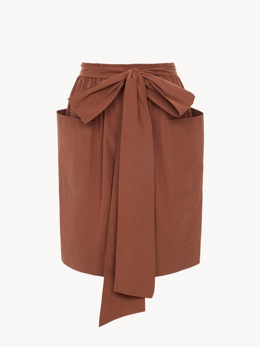 Pencil skirt in cotton poplin - 2
