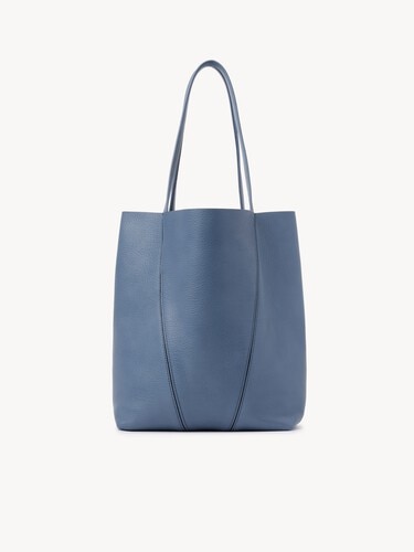Chlo&eacute; Spin tote bag in grained leather - 6