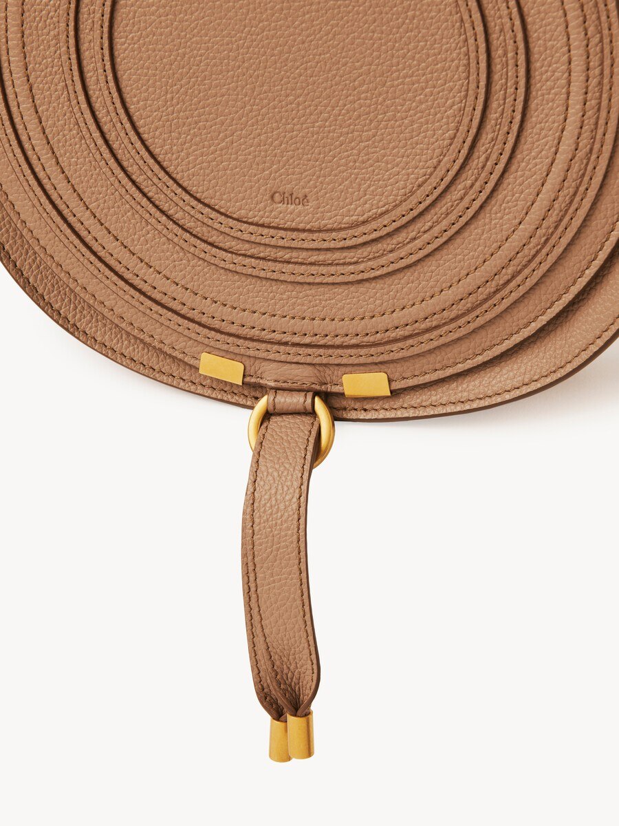 Bolso saddle Marcie de cuero granulado - 6