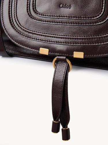 Small Marcie bag in shiny leather - 8