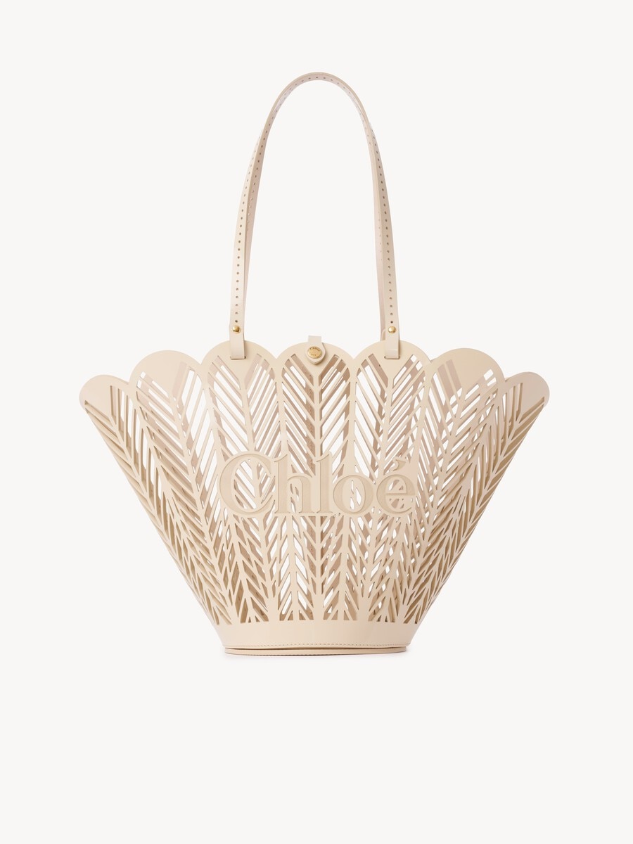 Chlo&eacute; Soleil basket bag in patent calfskin - 2