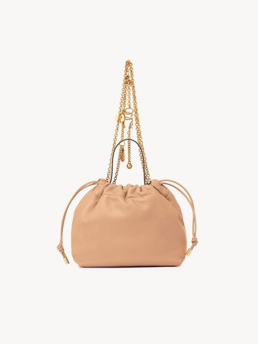 Small Chlo&eacute; Icons shoulder bag with chain in soft leather - 5