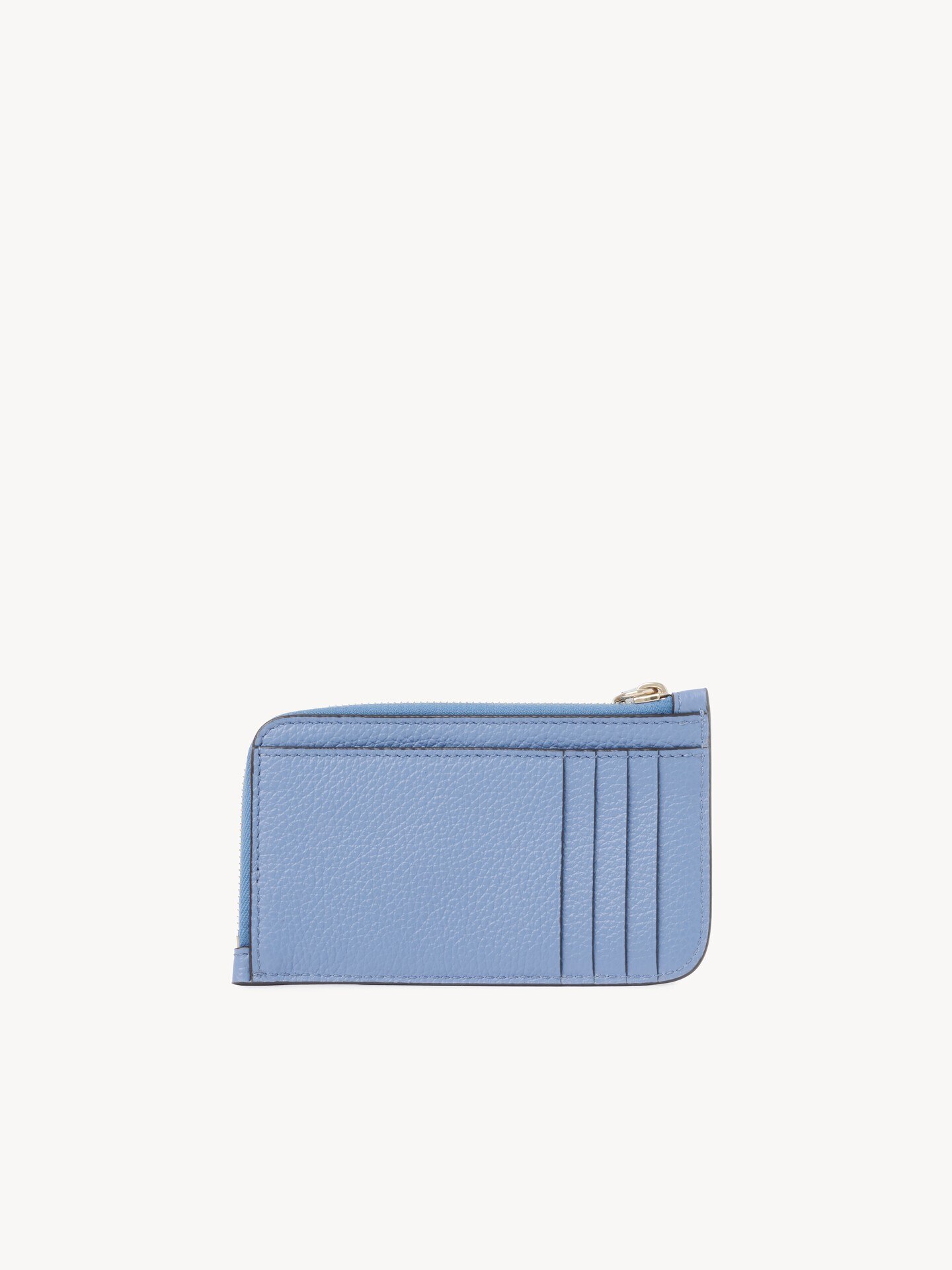 Alphabet wallet in grained leather - 4.0