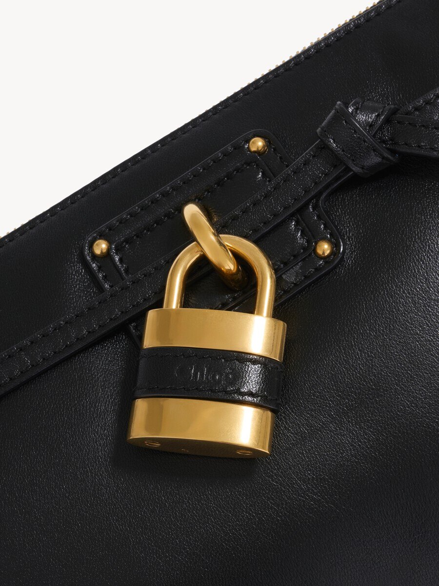 Mini Paddington Sling pouch with strap in soft leather - 6