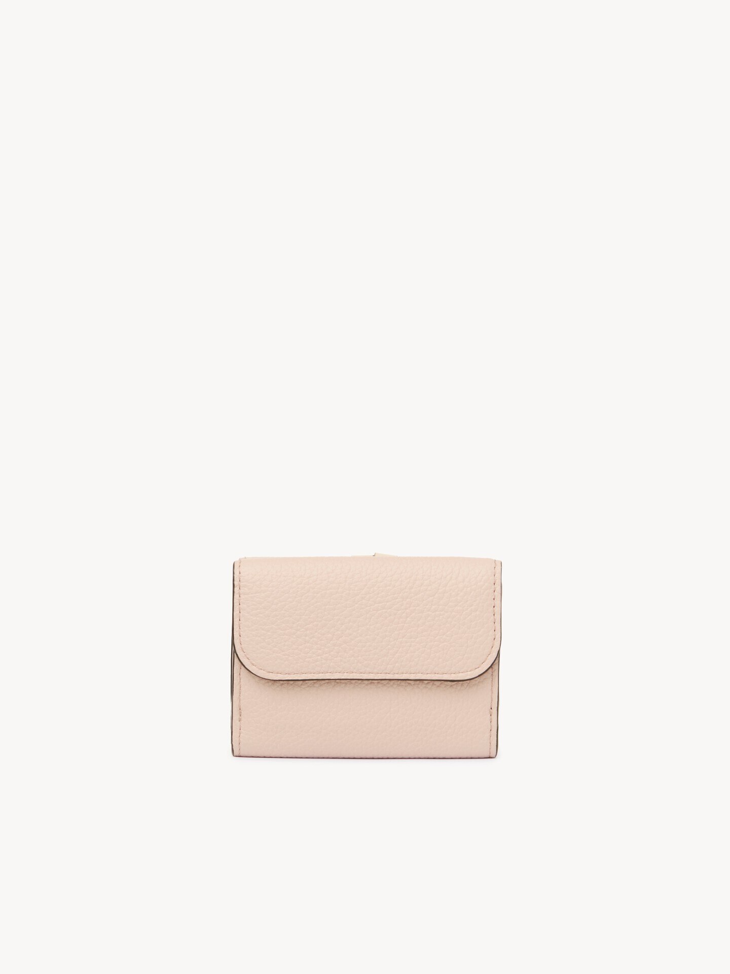 Mini Alphabet tri-fold in grained leather - 4.0