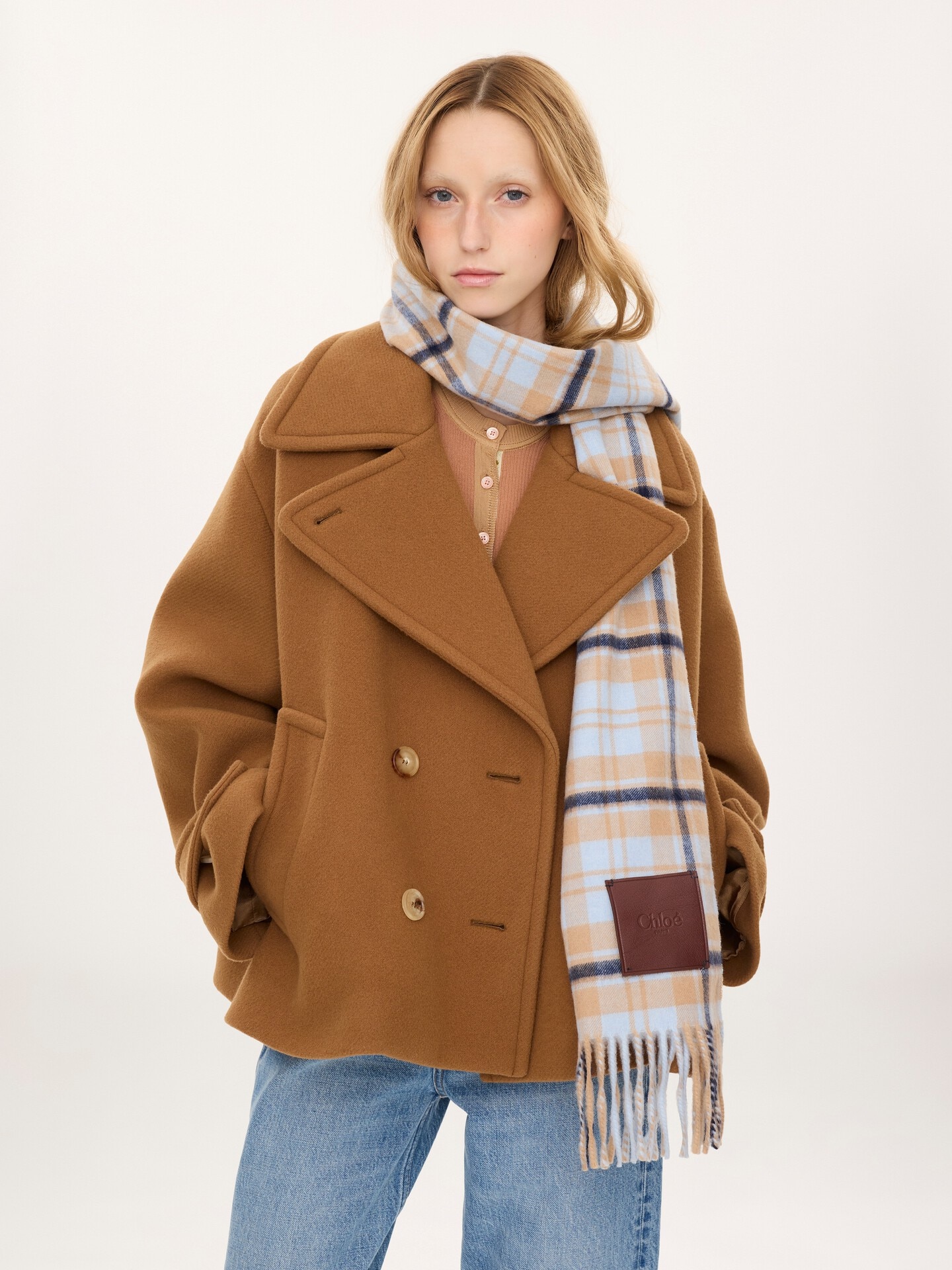 The Chlo&eacute; Highlanding scarf in cashmere - 2.0
