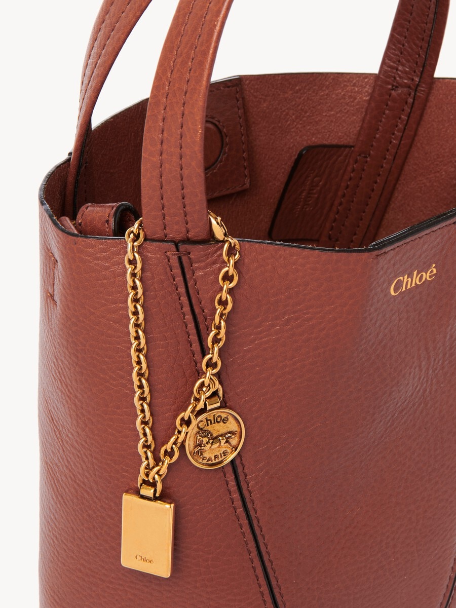 Bolso tote Chlo&eacute; Spin peque&ntilde;o de cuero granulado - 6