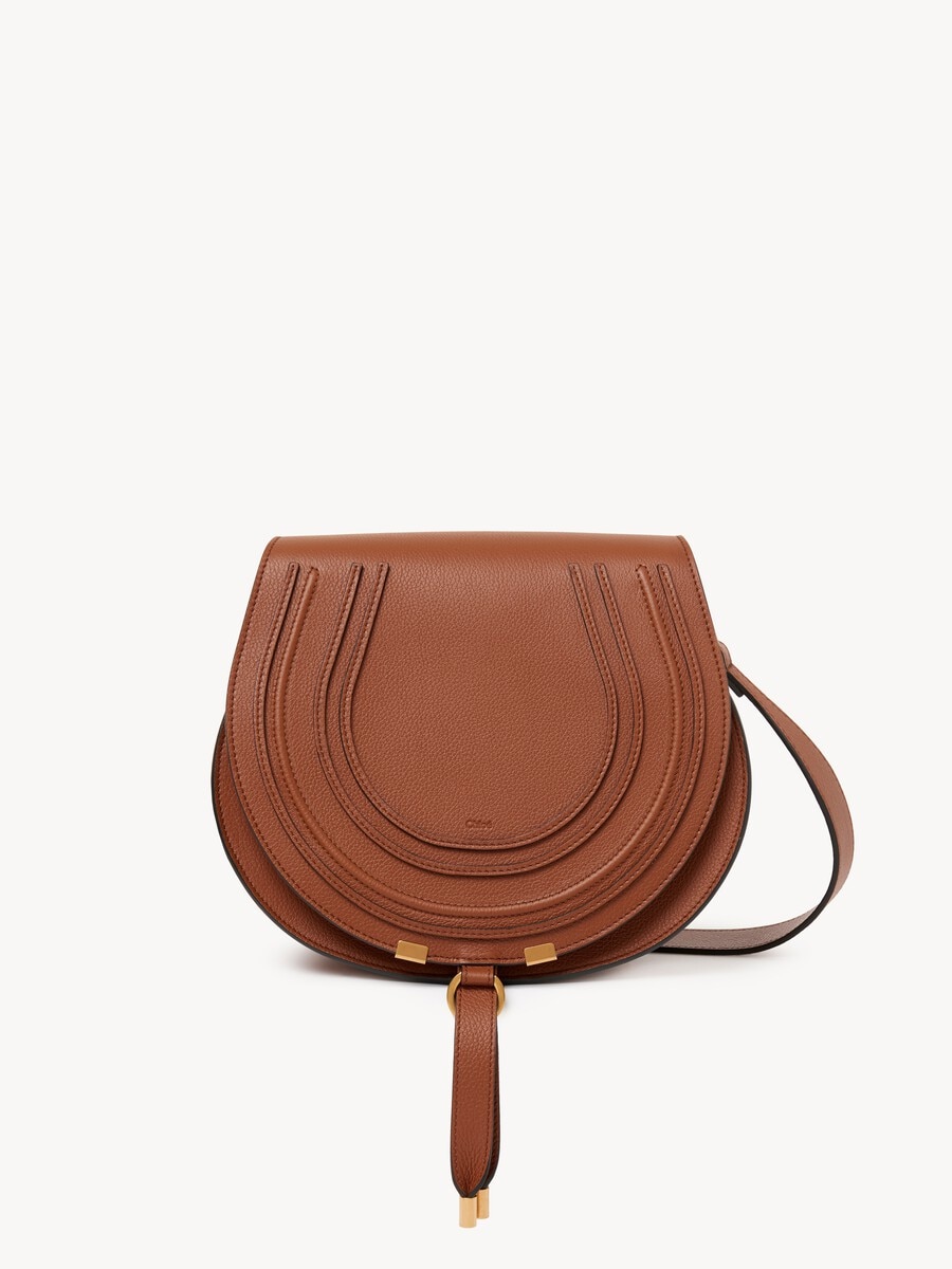 Bolso saddle Marcie de cuero granulado - 2