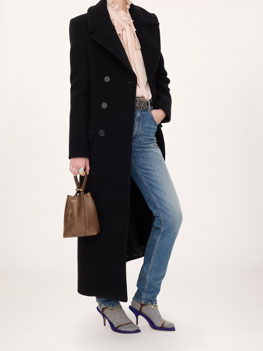 Bolso tote Chlo&eacute; Spin peque&ntilde;o de cuero granulado - 7