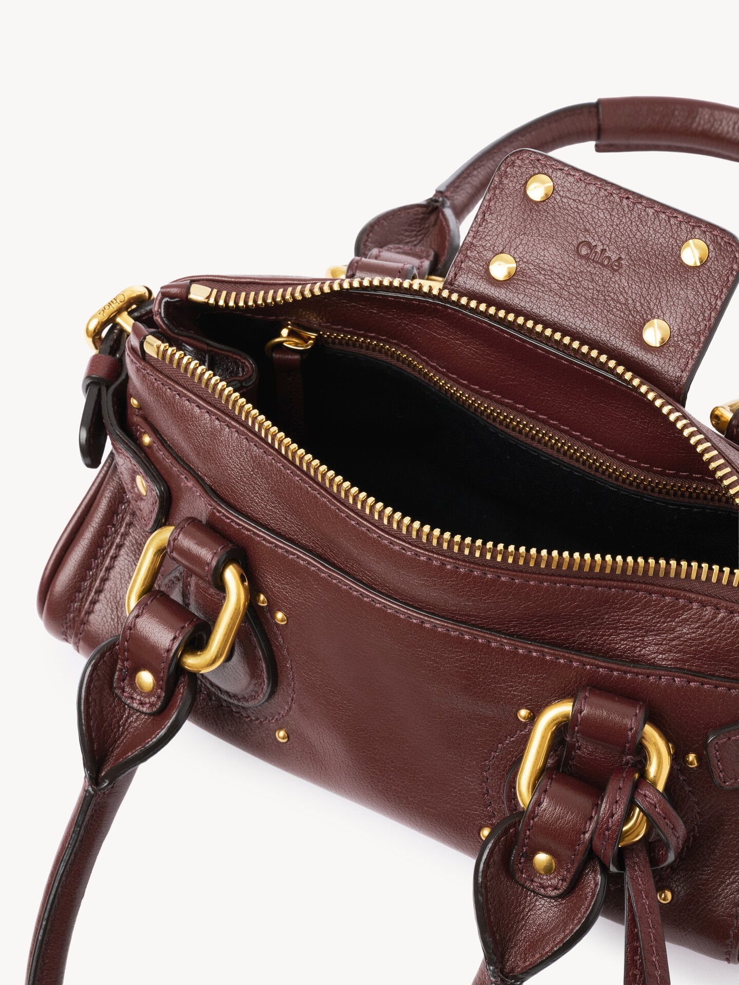 Small Paddington bag in grained leather - 5.0