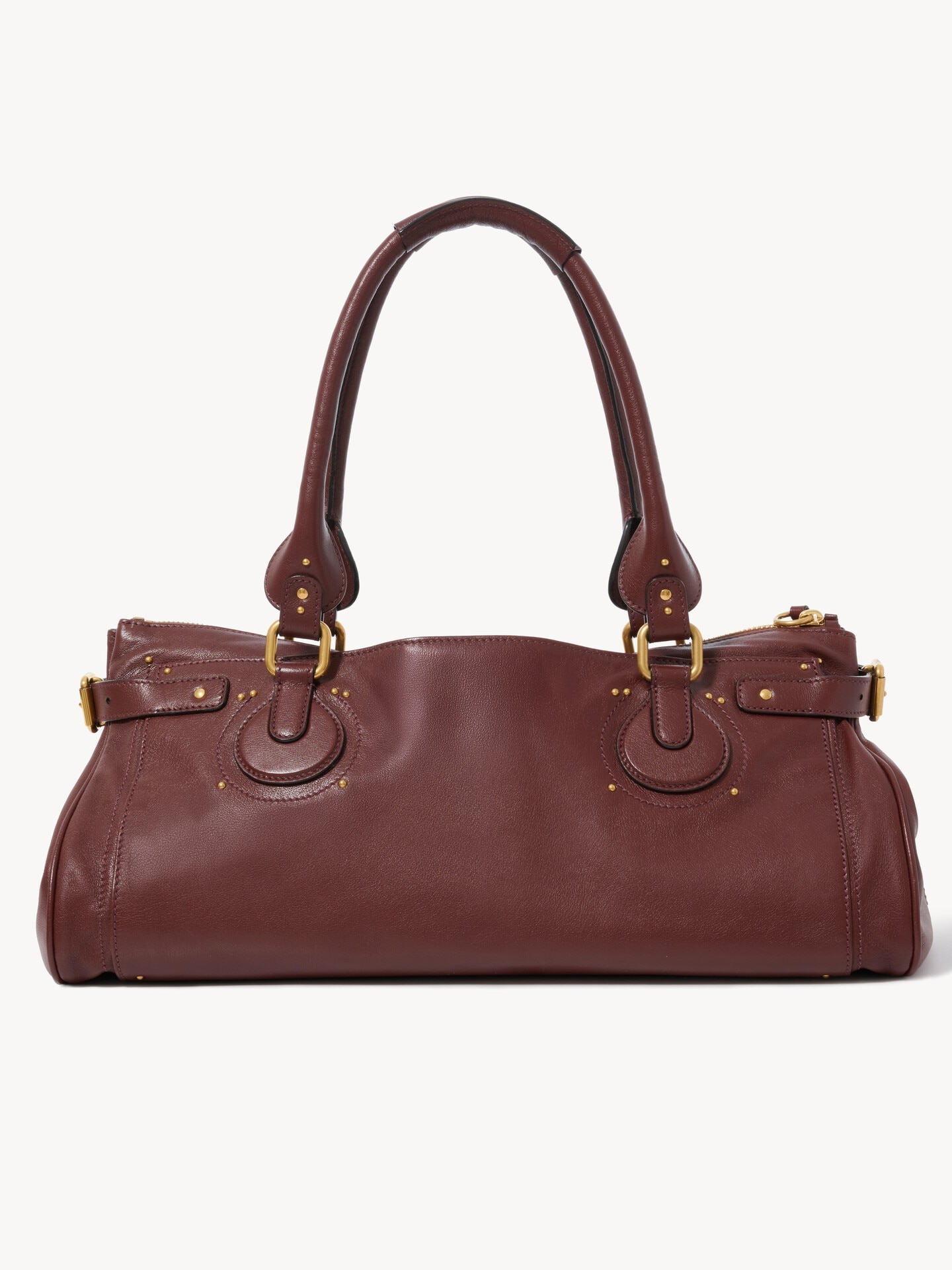 XL Paddington weekender bag in grained leather - 4.0