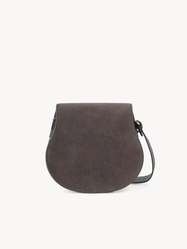 Marcie saddle bag in suede leather - 7