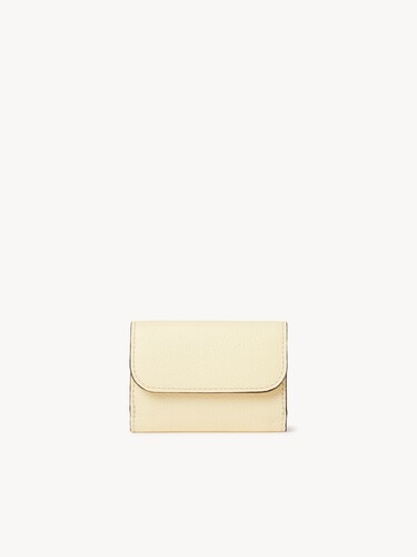 Mini Alphabet tri-fold in grained leather - 3