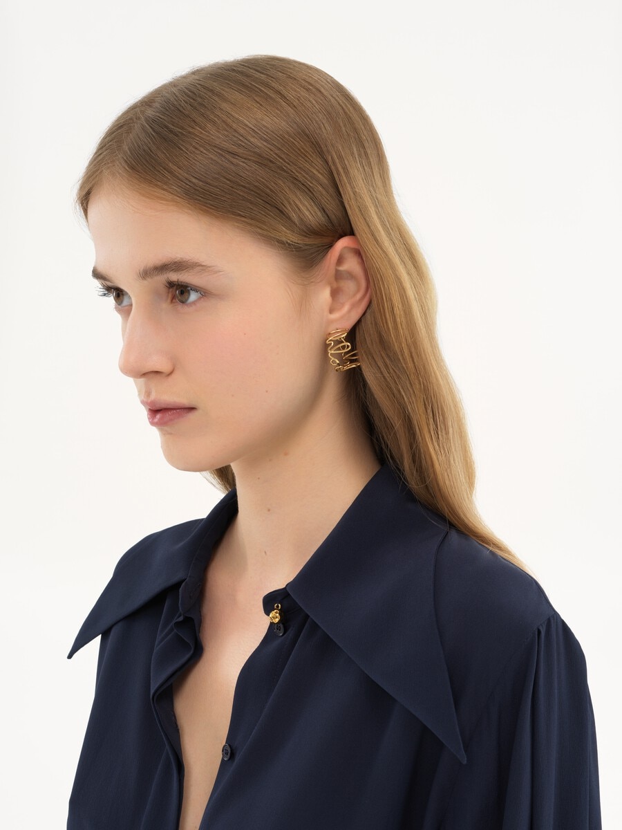 The Chlo&eacute; Iconic hoop earrings - 5