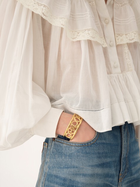 The Chlo&eacute; Script cuff