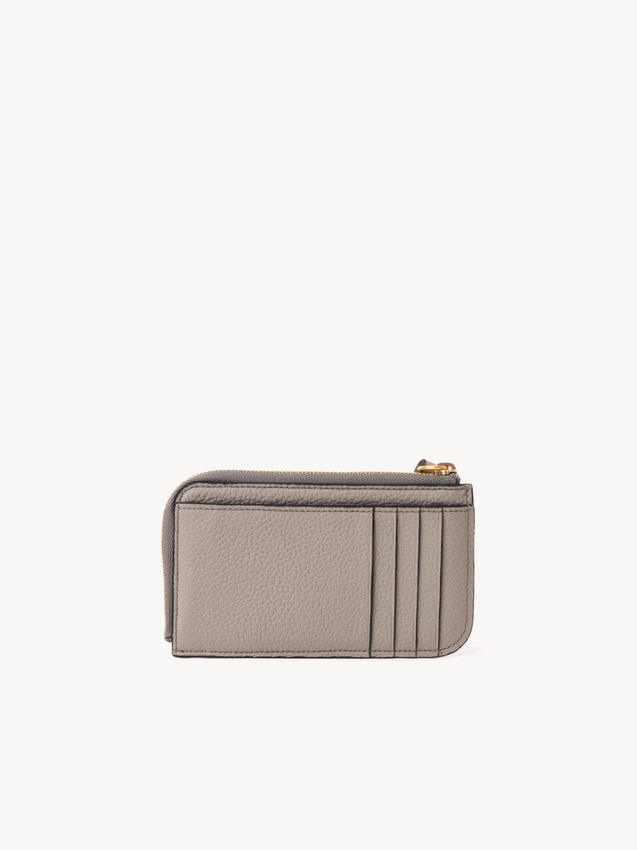 Alphabet wallet in grained leather - 3