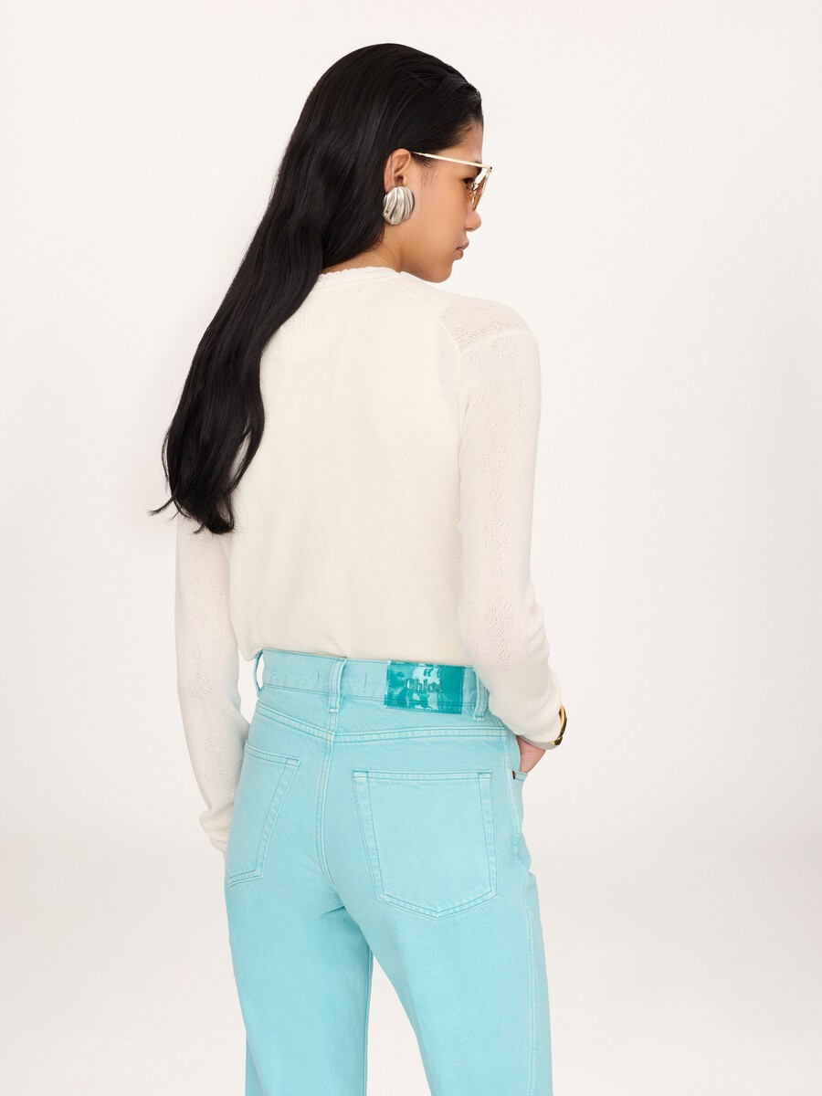 Cardigan ajust&eacute; en maille de laine - 4