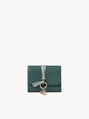 Small Alphabet tri-fold in grained leather - 2